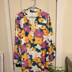FSL Apparel Colorful Floral Dress